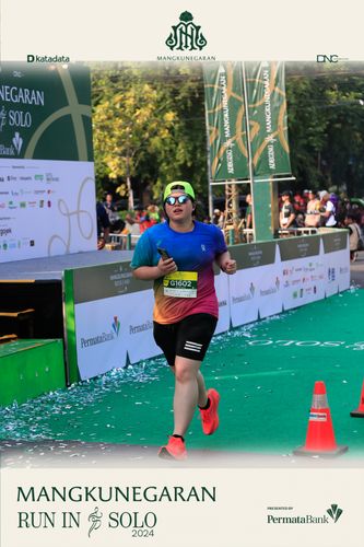 Race photo from Mangkunegaran Run 2024