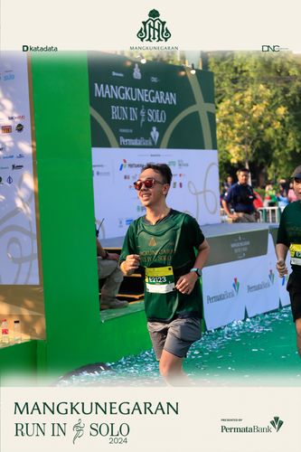 Race photo from Mangkunegaran Run 2024