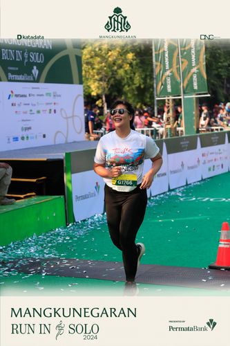 Race photo from Mangkunegaran Run 2024