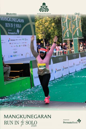 Race photo from Mangkunegaran Run 2024