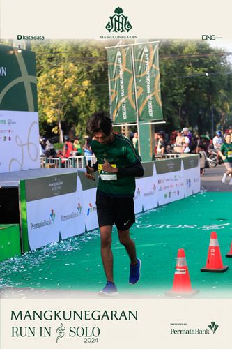 Race photo from Mangkunegaran Run 2024