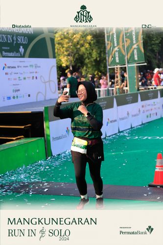 Race photo from Mangkunegaran Run 2024