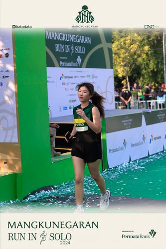 Race photo from Mangkunegaran Run 2024