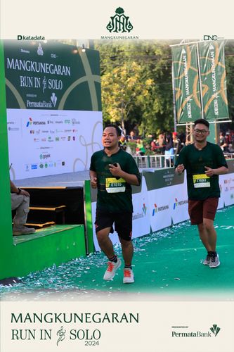 Race photo from Mangkunegaran Run 2024