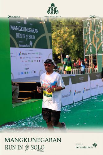 Race photo from Mangkunegaran Run 2024