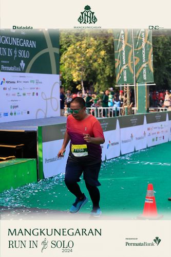Race photo from Mangkunegaran Run 2024