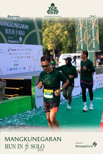 Race photo from Mangkunegaran Run 2024