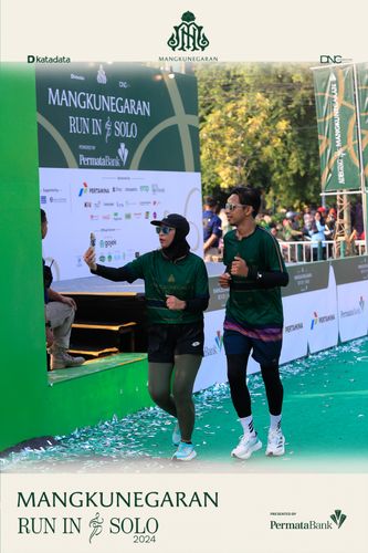 Race photo from Mangkunegaran Run 2024