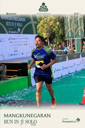 Race photo from Mangkunegaran Run 2024