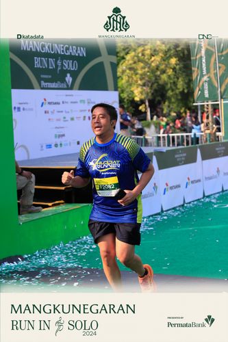 Race photo from Mangkunegaran Run 2024