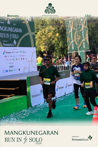 Race photo from Mangkunegaran Run 2024