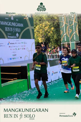 Race photo from Mangkunegaran Run 2024