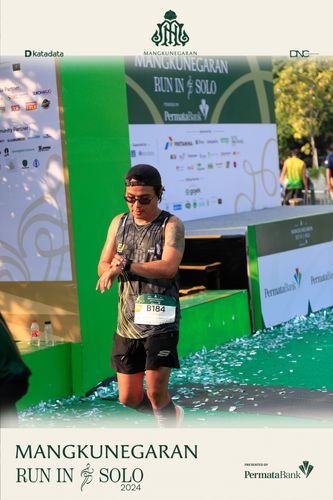 Race photo from Mangkunegaran Run 2024