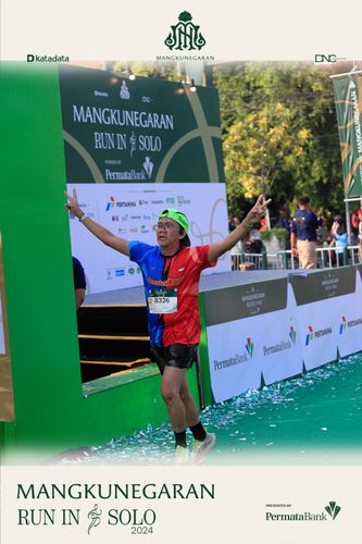 Race photo from Mangkunegaran Run 2024
