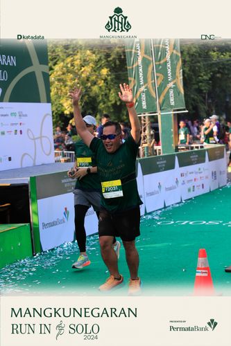 Race photo from Mangkunegaran Run 2024