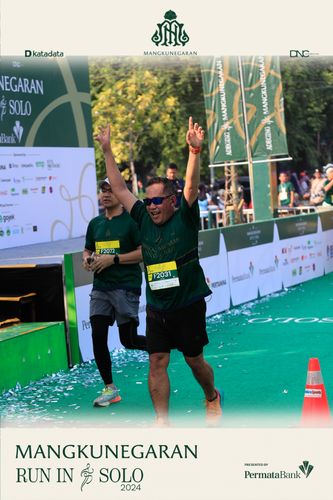 Race photo from Mangkunegaran Run 2024