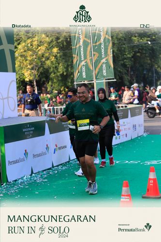 Race photo from Mangkunegaran Run 2024