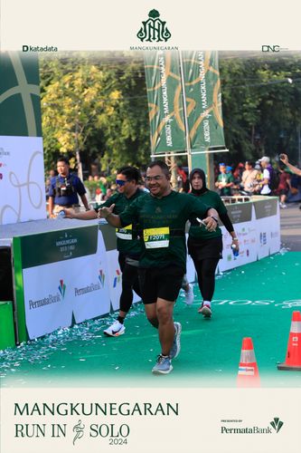 Race photo from Mangkunegaran Run 2024