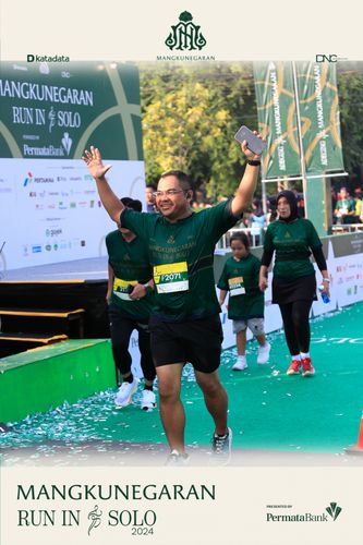 Race photo from Mangkunegaran Run 2024
