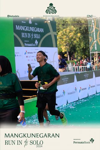 Race photo from Mangkunegaran Run 2024