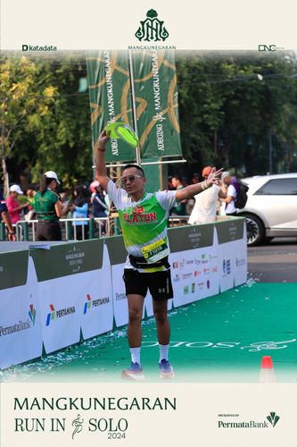 Race photo from Mangkunegaran Run 2024