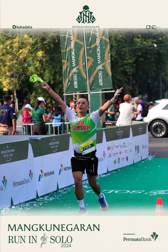 Race photo from Mangkunegaran Run 2024