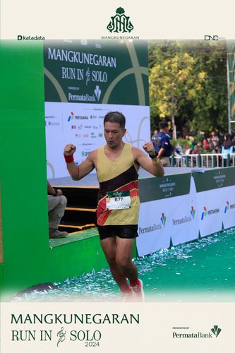 Race photo from Mangkunegaran Run 2024