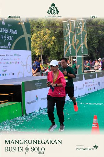 Race photo from Mangkunegaran Run 2024