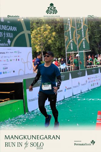 Race photo from Mangkunegaran Run 2024