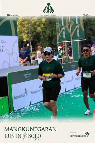 Race photo from Mangkunegaran Run 2024