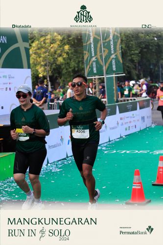 Race photo from Mangkunegaran Run 2024