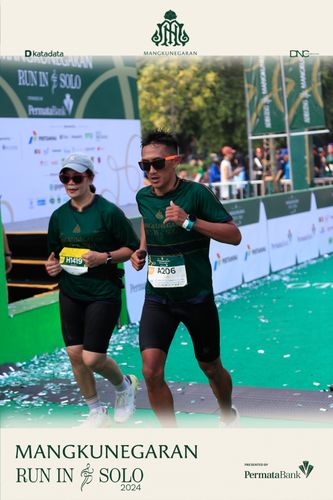 Race photo from Mangkunegaran Run 2024