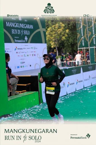 Race photo from Mangkunegaran Run 2024