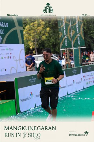Race photo from Mangkunegaran Run 2024