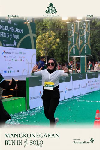 Race photo from Mangkunegaran Run 2024