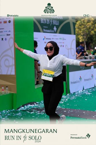 Race photo from Mangkunegaran Run 2024