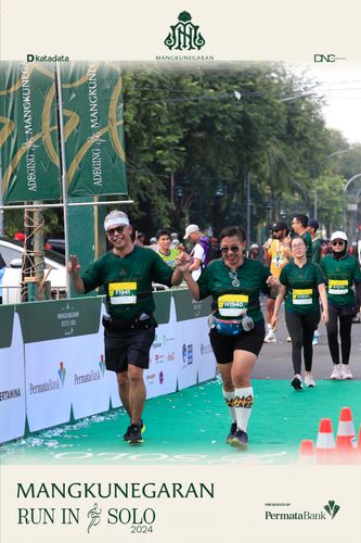 Race photo from Mangkunegaran Run 2024