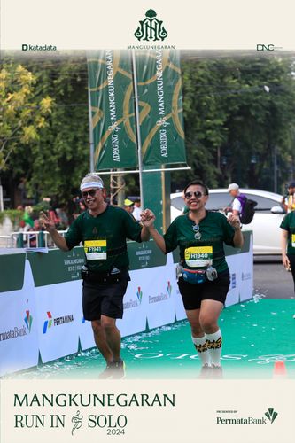 Race photo from Mangkunegaran Run 2024