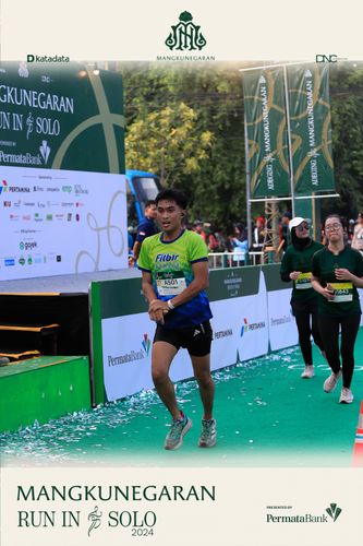 Race photo from Mangkunegaran Run 2024