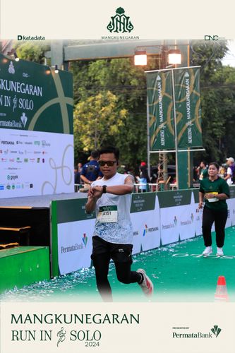 Race photo from Mangkunegaran Run 2024