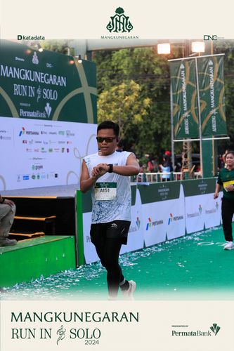 Race photo from Mangkunegaran Run 2024