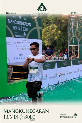 Race photo from Mangkunegaran Run 2024