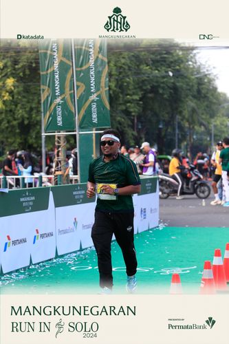 Race photo from Mangkunegaran Run 2024