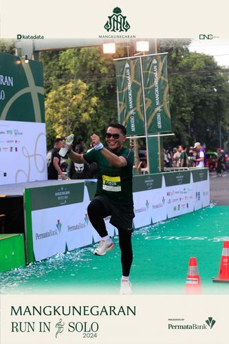 Race photo from Mangkunegaran Run 2024