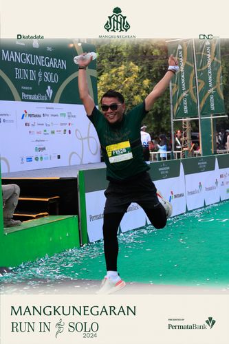 Race photo from Mangkunegaran Run 2024