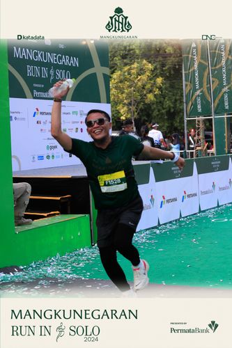 Race photo from Mangkunegaran Run 2024