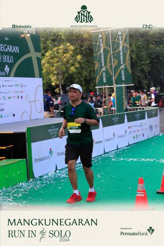 Race photo from Mangkunegaran Run 2024