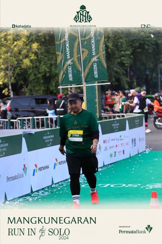 Race photo from Mangkunegaran Run 2024