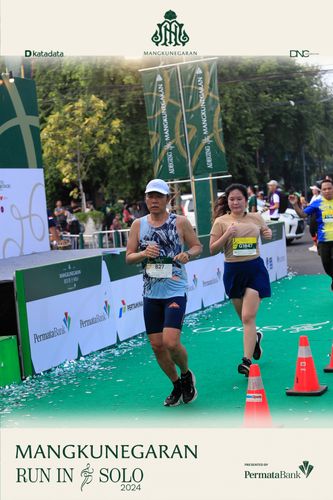Race photo from Mangkunegaran Run 2024