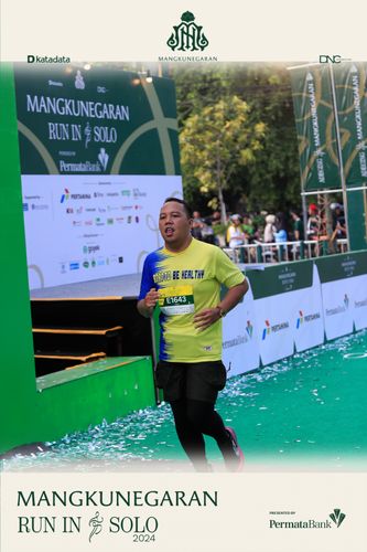 Race photo from Mangkunegaran Run 2024